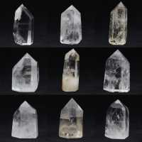 Quartz prism crystal
