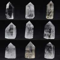 Quartz prism crystal
