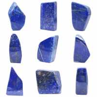 Lapis lazuli polished rock