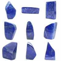 Lapis lazuli polished rock