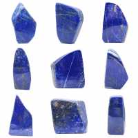 Lapis lazuli polished rock