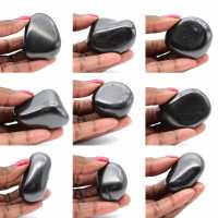 Shungite polished stone