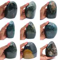 Natural Green Jasper for collection