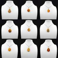 Carnelian drop pendant