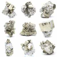 Crystallized pyrite