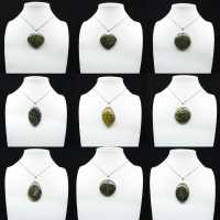 Green Opal Round Pendant