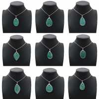 Amazonite Oval Pendant