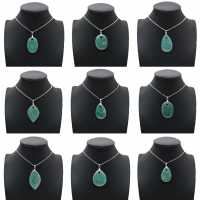 Amazonite Oval Pendant