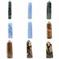 blue calcite prism