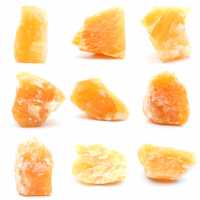 Orange calcite from mexico