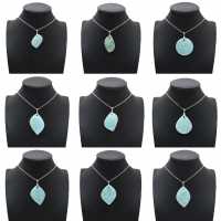Round Amazonite Pendant