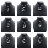 Rock crystal stone pendant