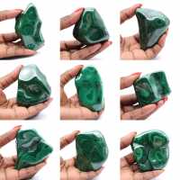 Block naturel of Malachite