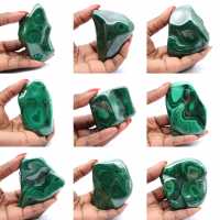 Block naturel of Malachite
