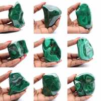 Block naturel of Malachite