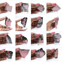 Polished Rhodonite slice quality decoration piece