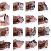 Polished Rhodonite slice quality decoration piece