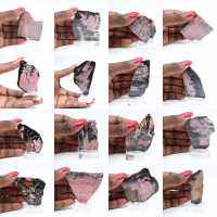 Polished Rhodonite slice quality decoration piece