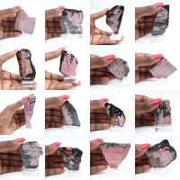 Polished Rhodonite slice quality decoration piece