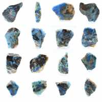 Azurite Malachite slice for mineral collection