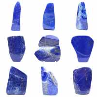 Decorative polished lapis lazuli block Decorative polished lapis lazuli block