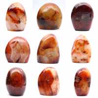 Polished Carnelian Small Piece - Decorative Mineral Specimen (Madagascar) Polished Carnelian Small Piece - Decorative Mineral Specimen (Madagascar)