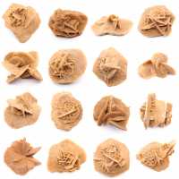 Small Desert Rose of Morocco: natural geological fragment