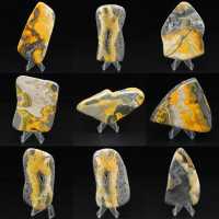 Bumblebee Jasper Natural Stone, Compact Specimen