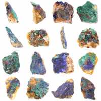 Raw mineral Azurite Malachite Raw mineral Azurite Malachite