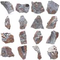 Pyrolusite, Authentic Specimen on Matrix