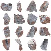 Pyrolusite, Authentic Specimen on Matrix