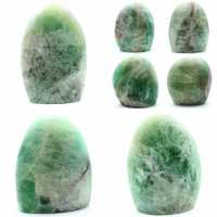 Polished Green Fluorite Stone