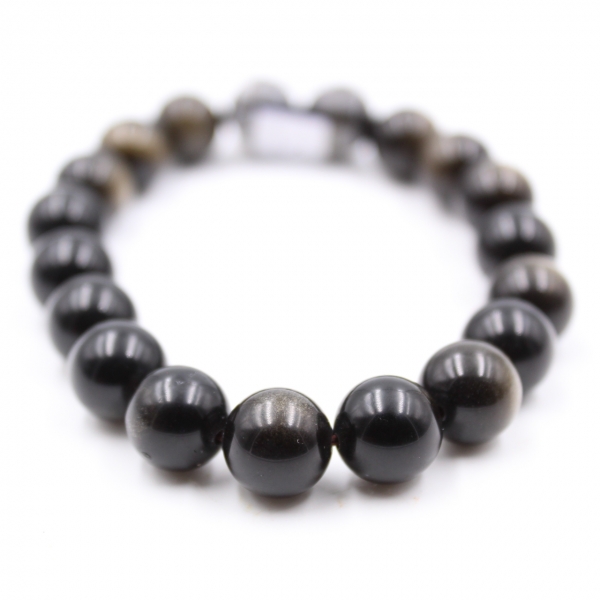 Obsidian bracelet 10 mm