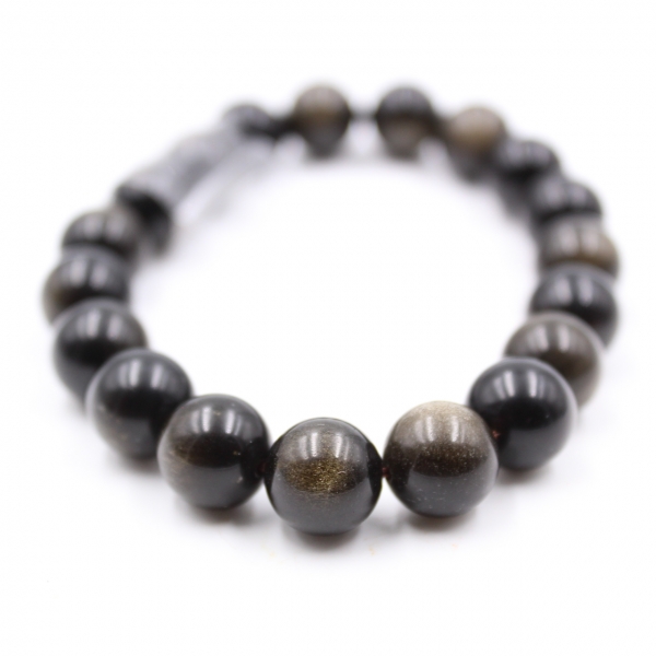 Obsidian bracelet 10 mm