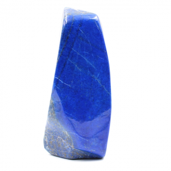 Stone block of lapis Lazuli abstract ornamental shape