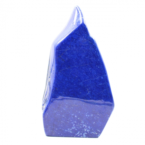 Stone block of lapis Lazuli abstract ornamental shape