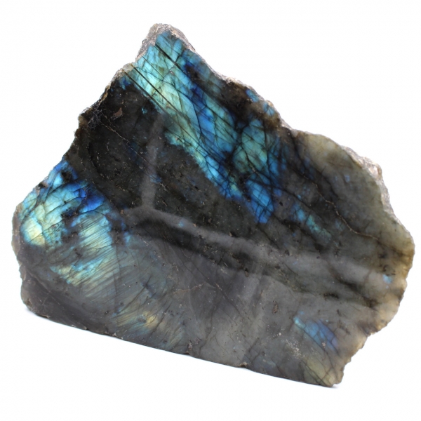 Labradorite free form block to lay a polished face