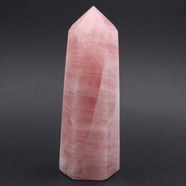 Rose quartz prism
