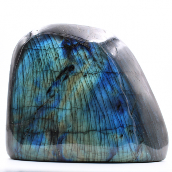 Block of labradorite with blue reflections