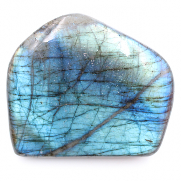 Freeform blue labradorite stone