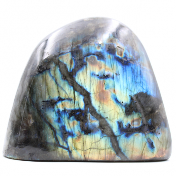 Fully polished multicolored labradorite for decoration