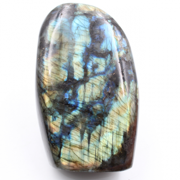 Multicolored labradorite ornament stone