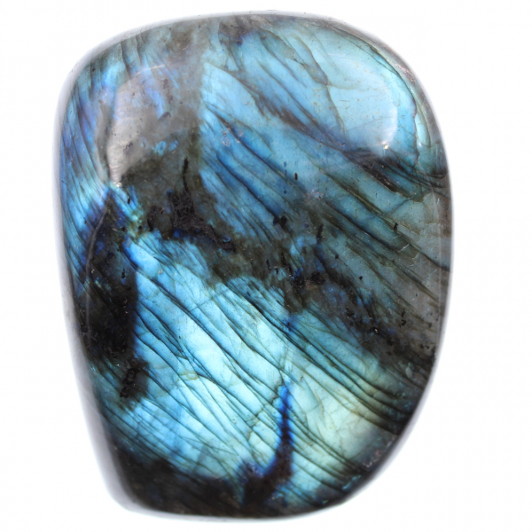 Labradorite blue stone, decoration block