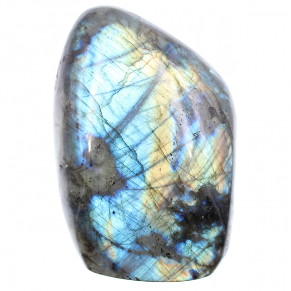Blue Polished Block Labradorite Stone