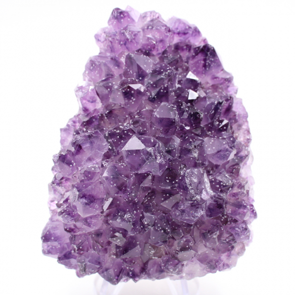 Amethyst with micro calcite crystals