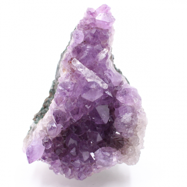 Amethyst crystals with long translucent crystal