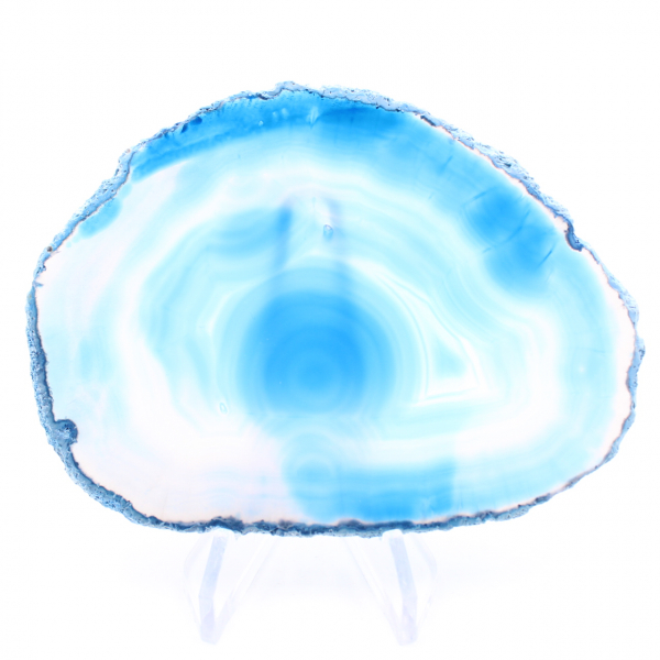 Slice of blue agate