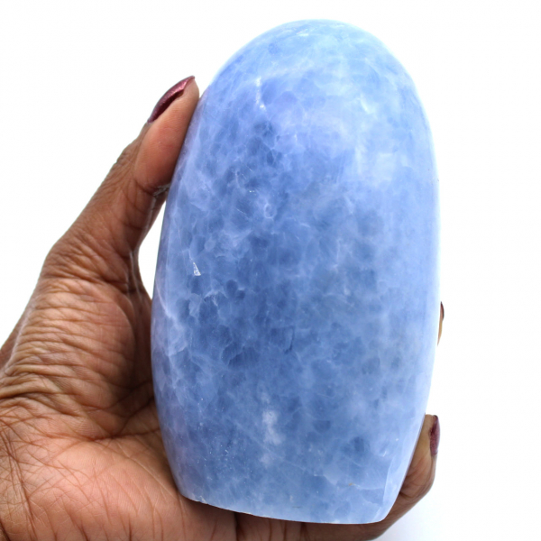 Blue calcite stone
