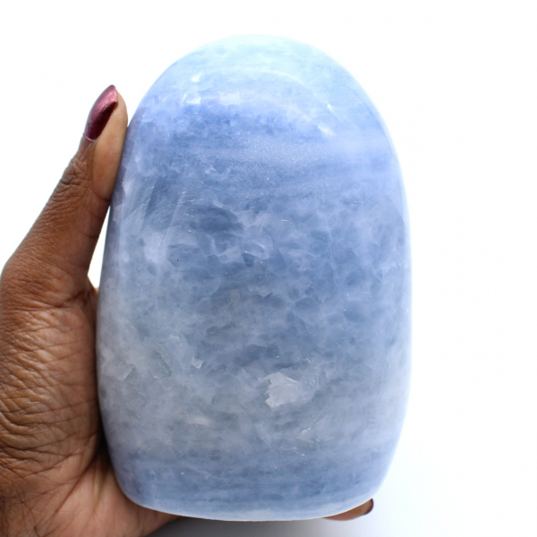 Blue Calcite from Madagascar