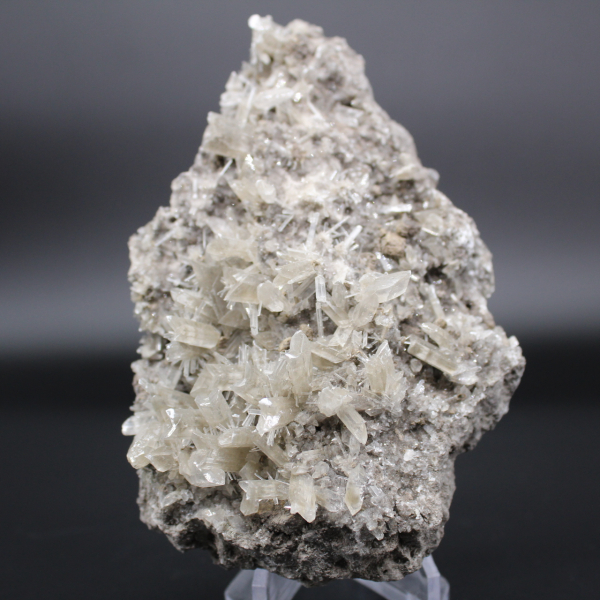 159 g Mexico. Selenite crystals on Ganges